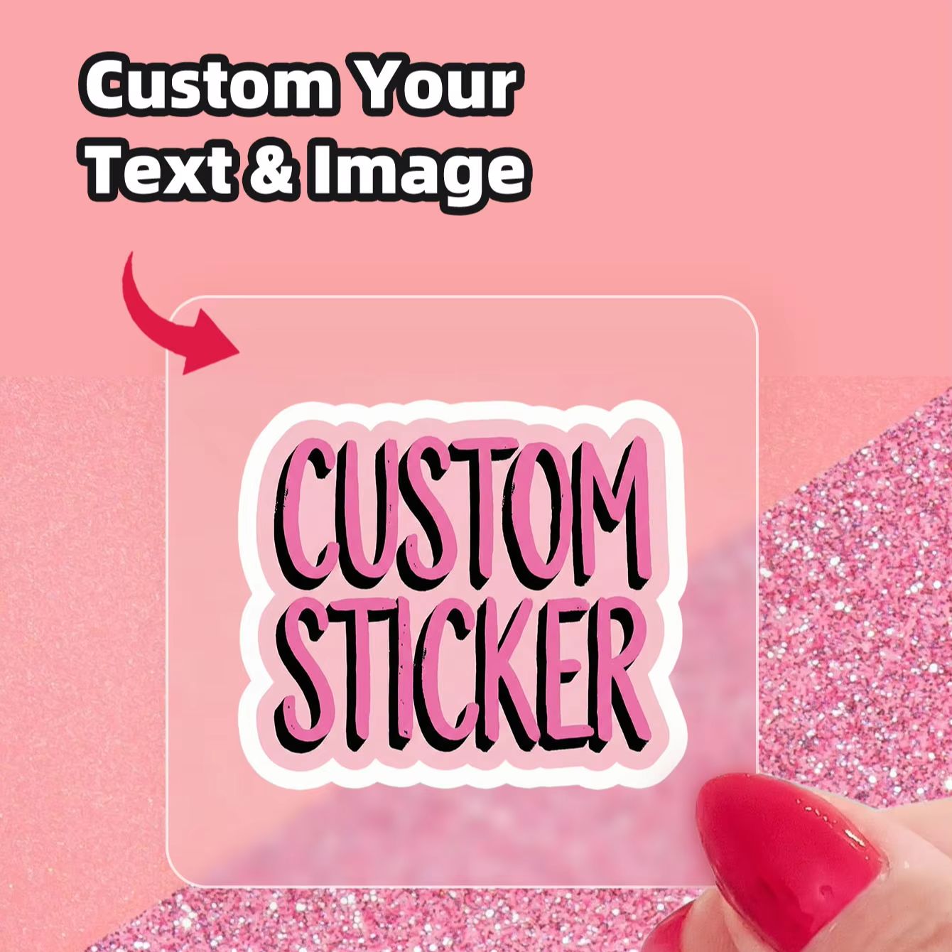 Personalised Candle Label - 1-180 autocollants carrés personnalisés pour agendas,