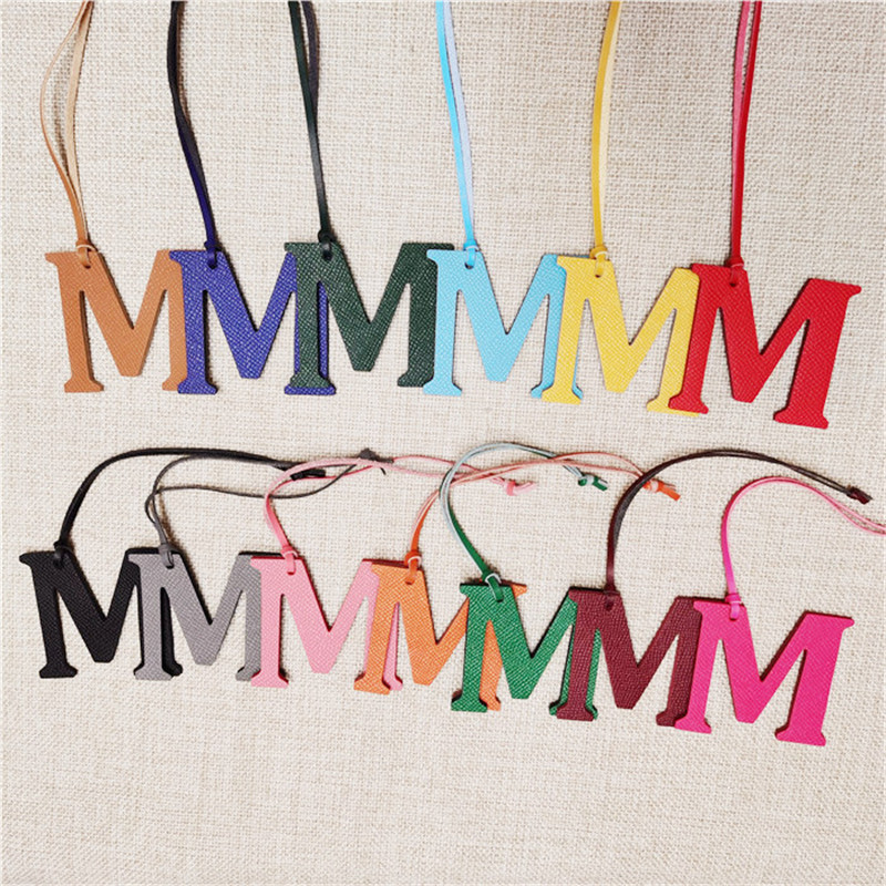 Monogram Keychain Leather - XMESSUN Nouveau porte-clés en cuir véritable
