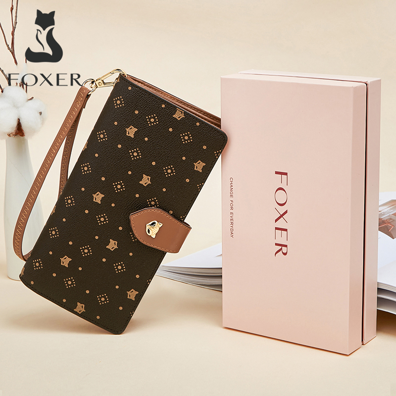 FOXER Portefeuille long pour f - Monogram Keychain Leather avis et prix