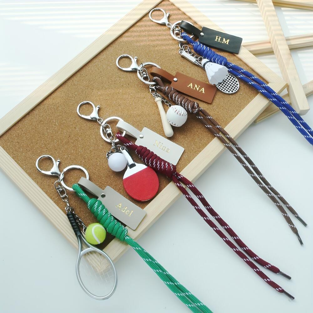 Porte-clés personnalisé sur le - Monogram Keychain Leather avis et prix
