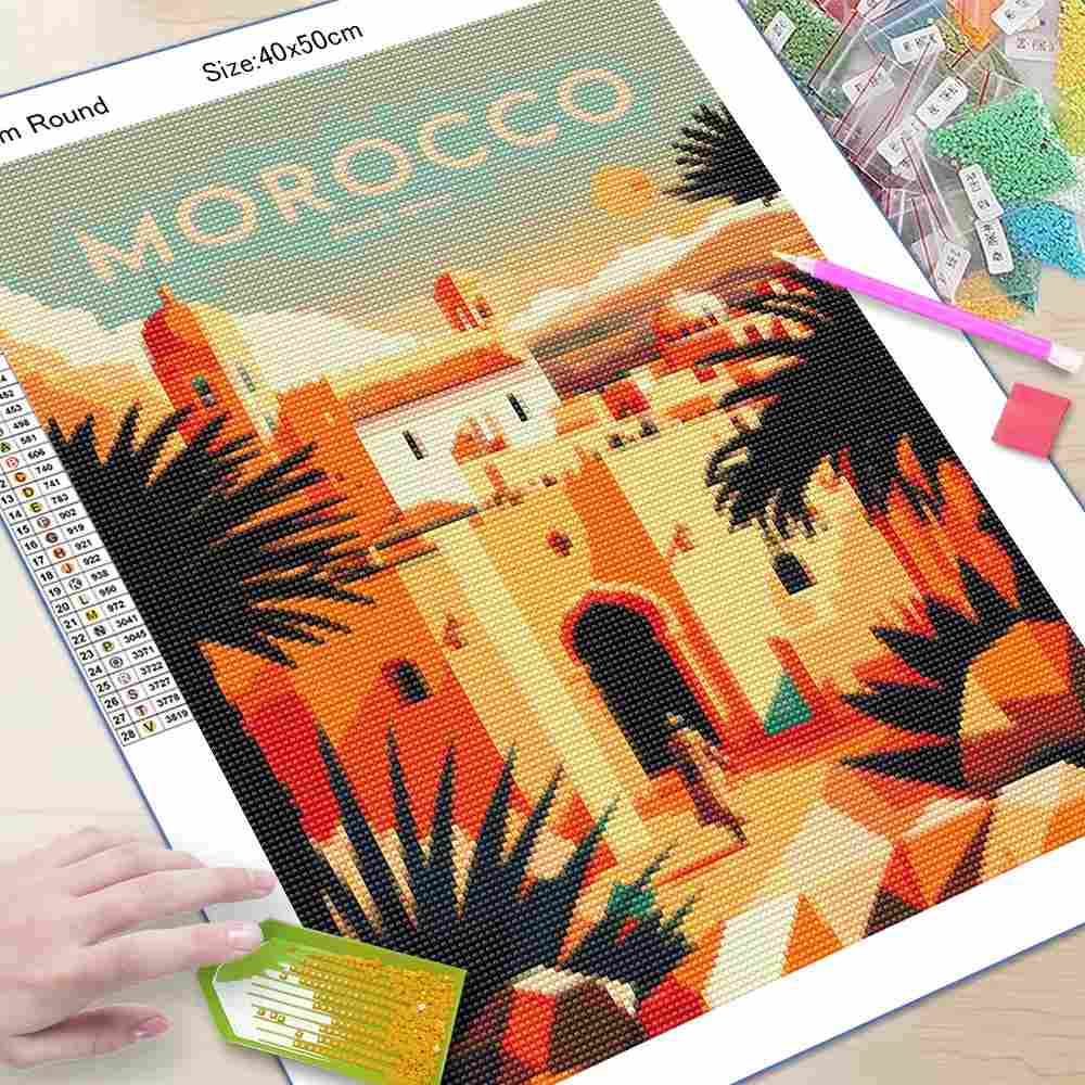 Peinture au diamant, collectio - Photo Mosaic Print avis et prix