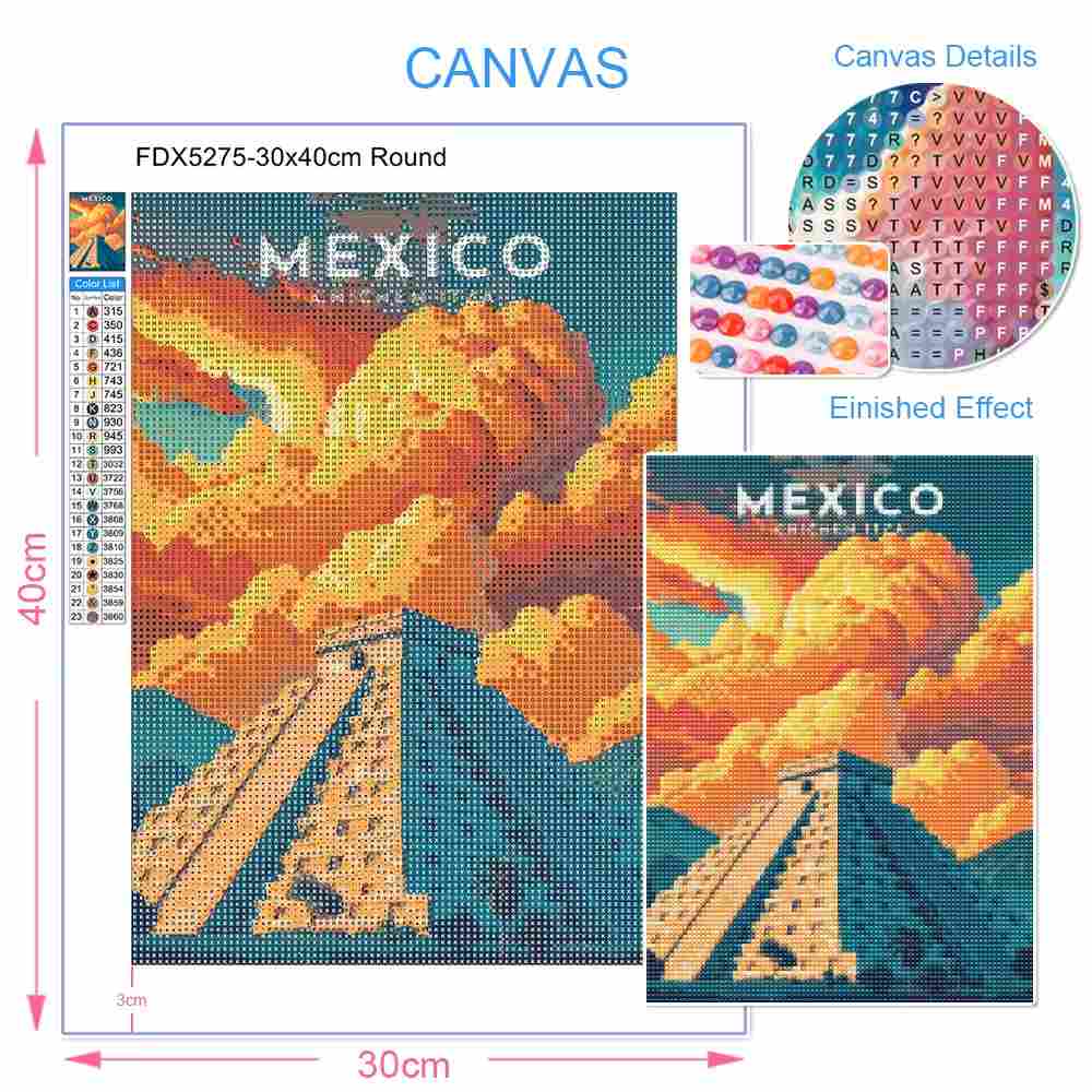 Peinture au diamant, collectio - Photo Mosaic Print avis et prix