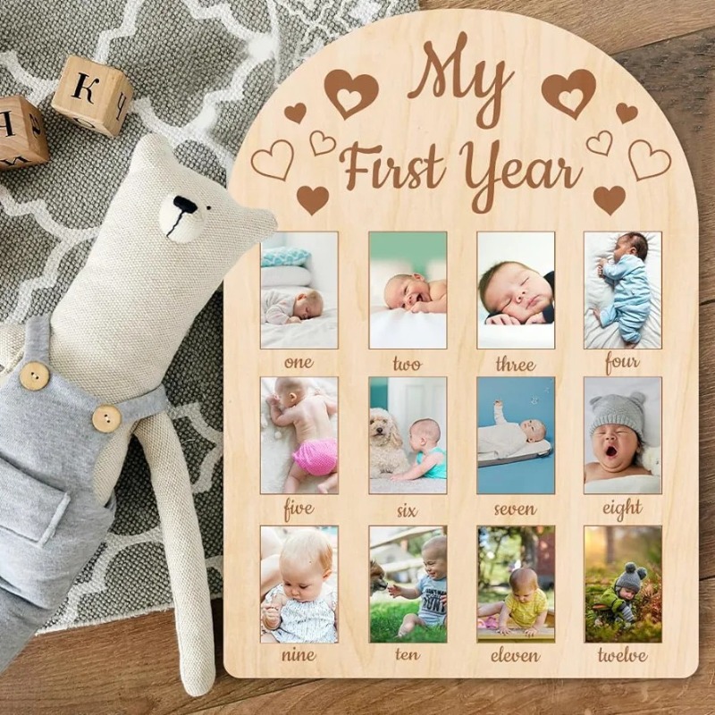 Cadre Photo commémoratif en bo - Engraved Wood Frame avis et prix