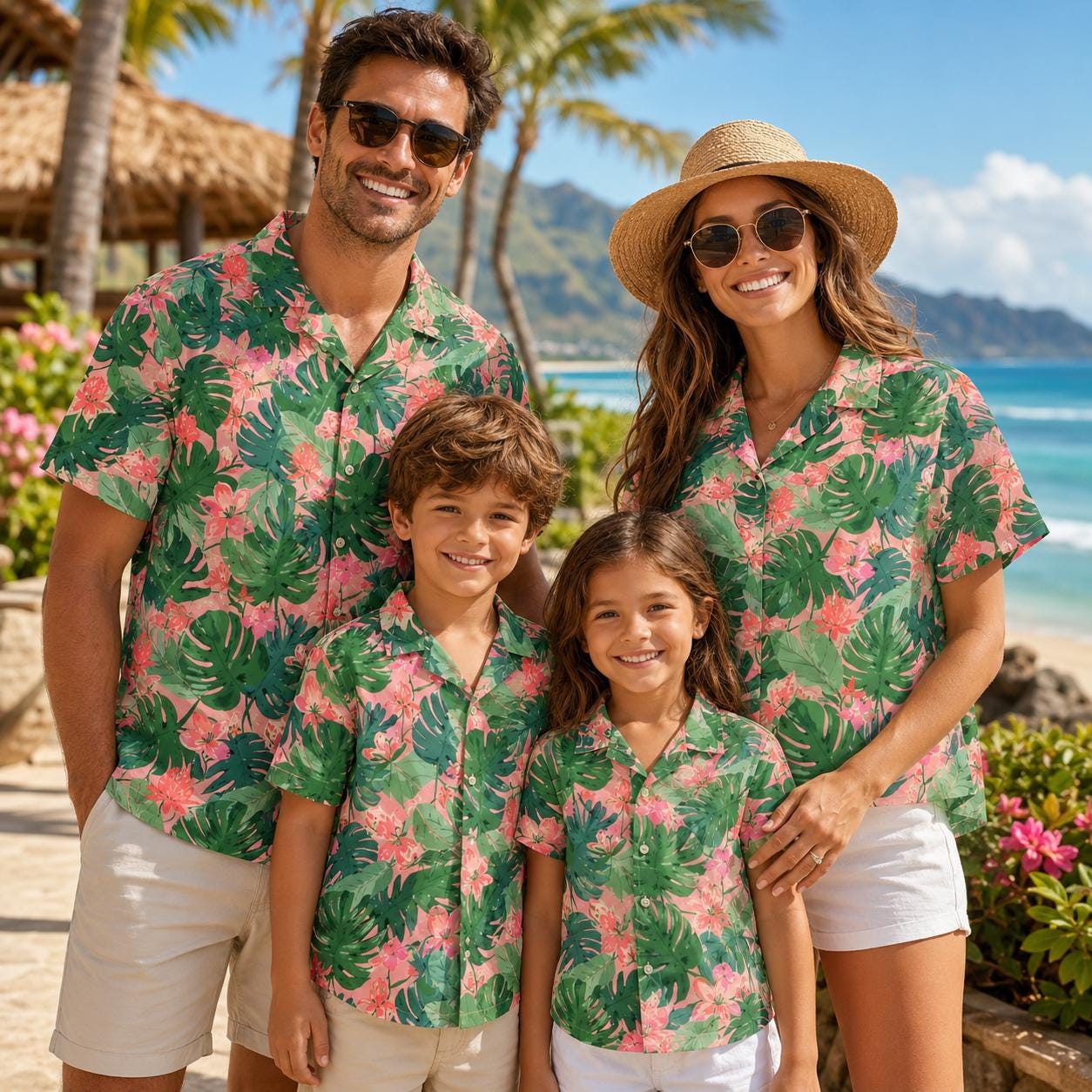 Chemise Hawaïenne pour Enfants - Family Tree Print avis et prix