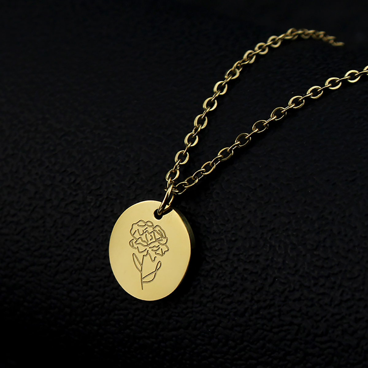 Collier pendentif fleur de déc - Birth Flower Necklace avis et prix