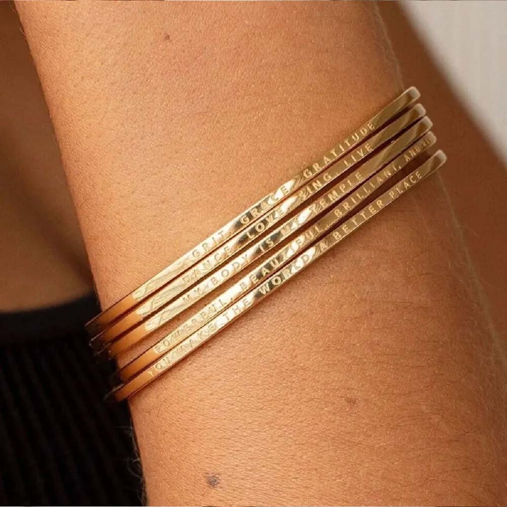 Couple graver nom texte Bracel - Coordinates Bracelet avis et prix