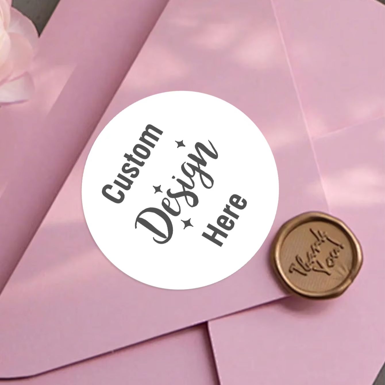 Autocollants ronds personnalis - Personalised Candle Label avis et prix