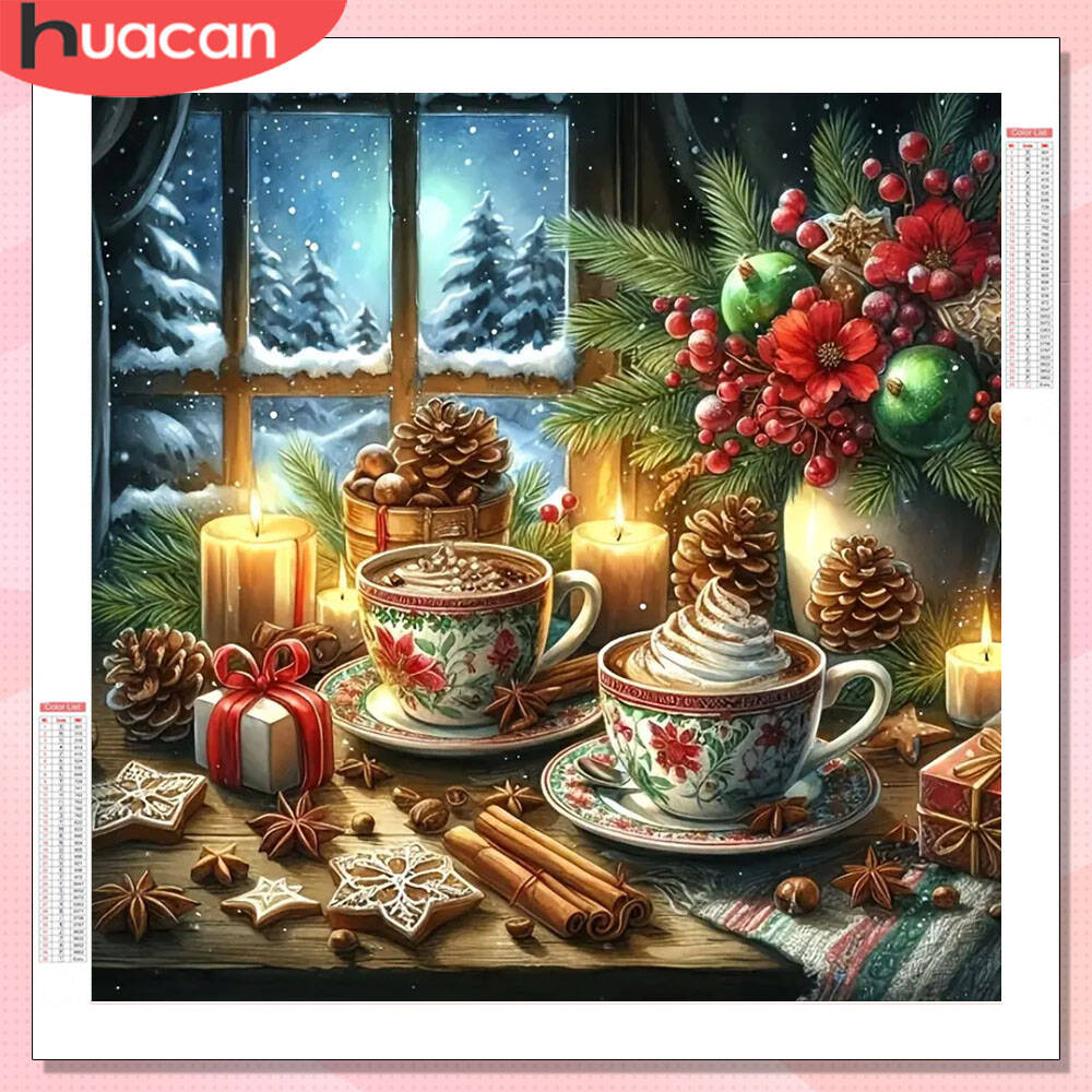 HUACAN – peinture diamant tass - Photo Mosaic Print avis et prix