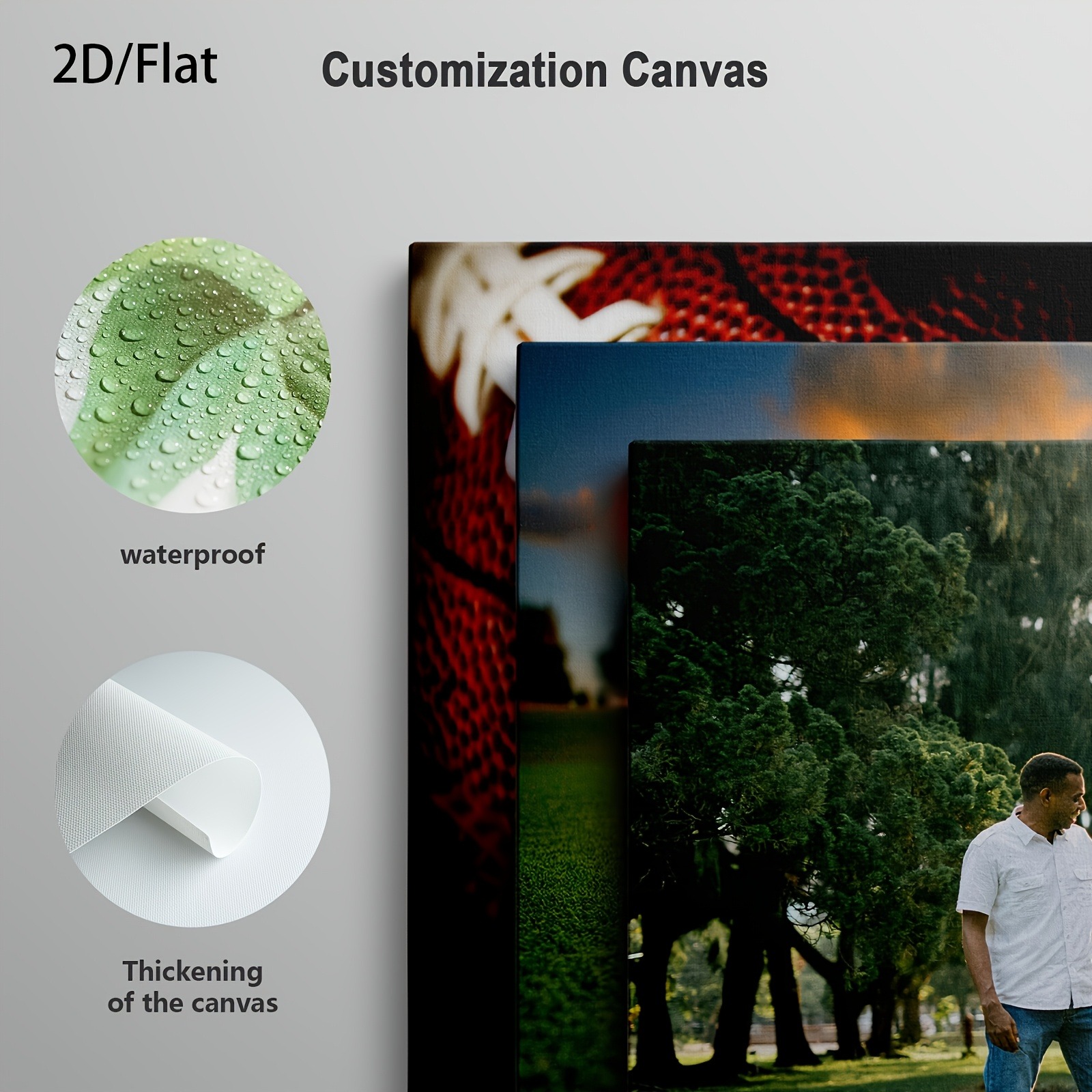 1 poster encadré en bois, tabl - Engraved Wood Frame avis et prix