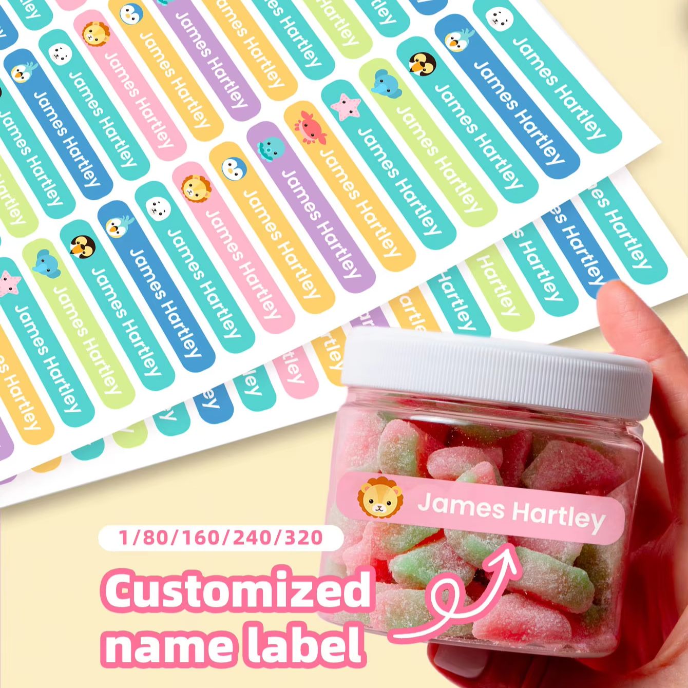1-320 autocollants personnalis - Personalized Name Box avis et prix