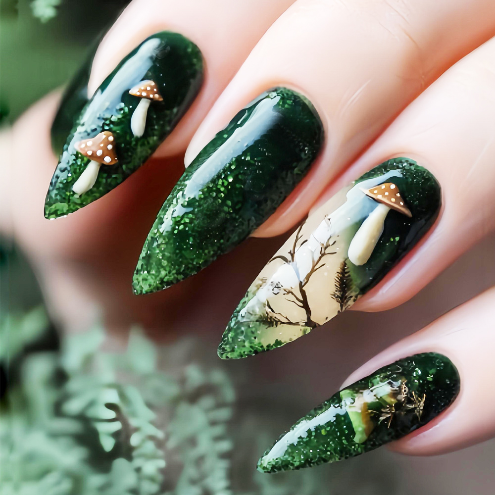 24 pièces/seste faux ongles co - Pressed Flower Art avis et prix