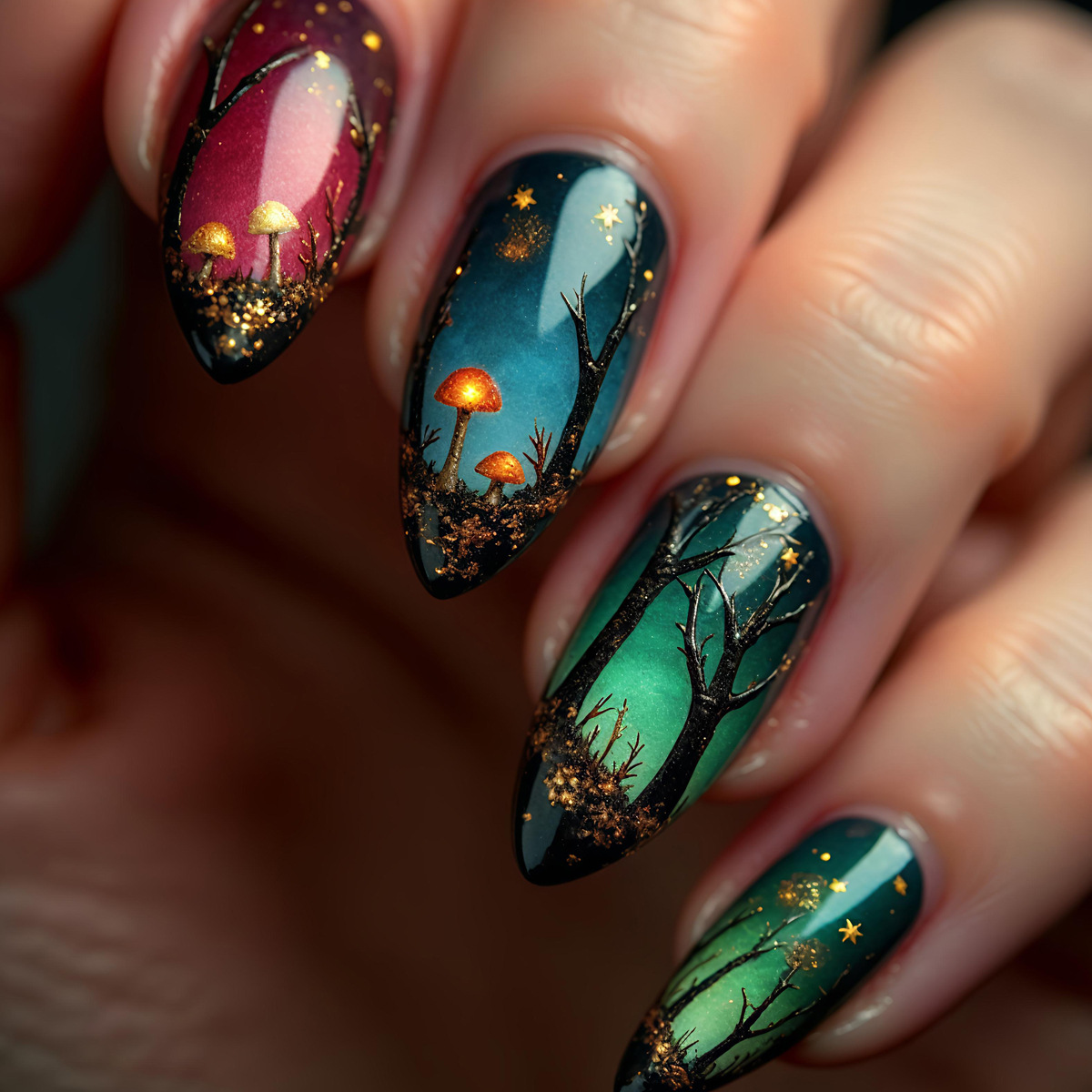 24 pièces/seste faux ongles co - Pressed Flower Art avis et prix